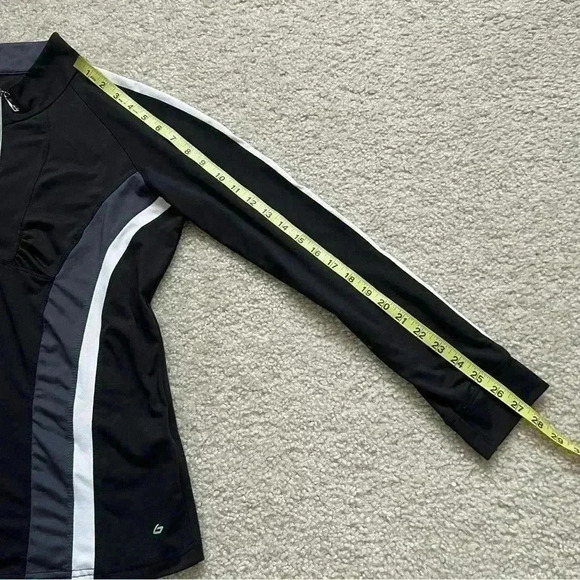 Bolle Women High Performance 1/4 Zip Black Pullover Sweater Long Sleeve Size XL - Picture 11 of 16